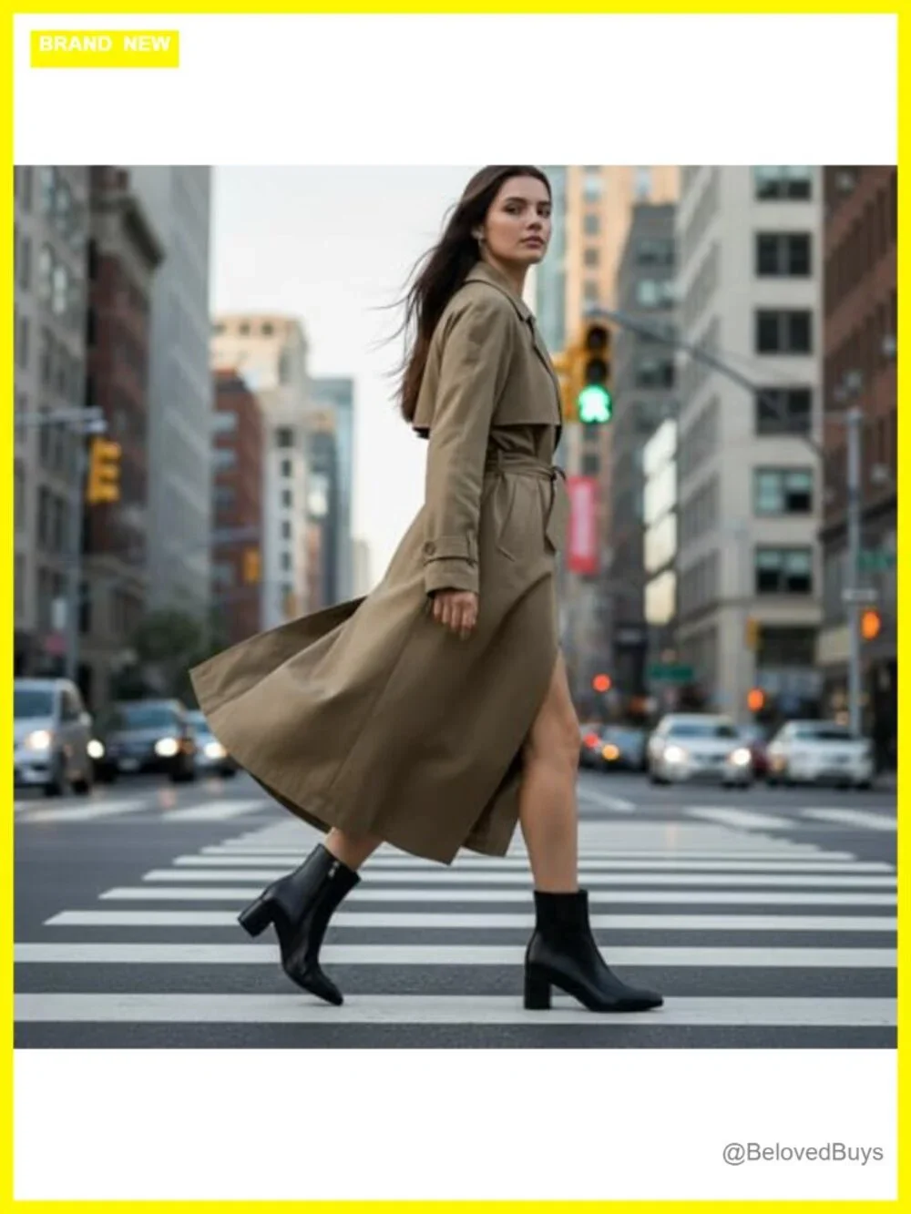 Women's Pointed Toe Chunky Block Heel Ankle Boots Low Heel Booties